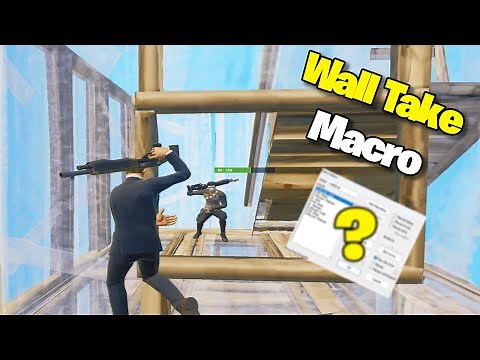 WALL TAKING MACROS IN FORTNITE 💻⌨️