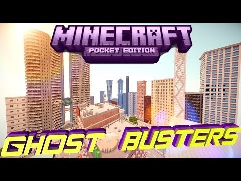 Minecraft PE Custom Map GhostBusters ! [DOWNLOAD]