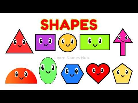 Shapes | Shapes Name | 2D Shapes | Shapes Name in English | Learn Shapes for Kids