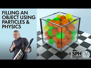 Filling an Object in Cinema 4D Using Particles and Physics.