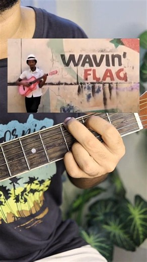 Wavin' Flag - World Cup Song | Guitar Lesson #foryou #guitarlessons #worldcup #wavinflag #singing