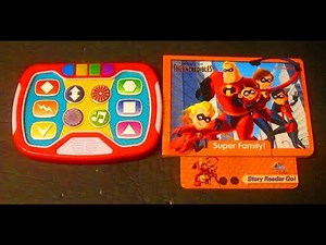 Story Reader Go THE INCREDIBLES "Super Family!"