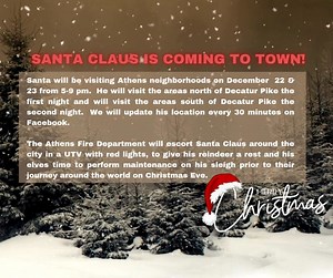 43K views · 74 reactions | Santa Claus To Visit Athens | City of Athens, Tennessee | Facebook