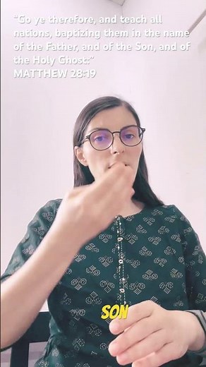 Learn Bible verses in ASL: MATTHEW 28:19 “Go ye therefore, and teach all nations…”#asl