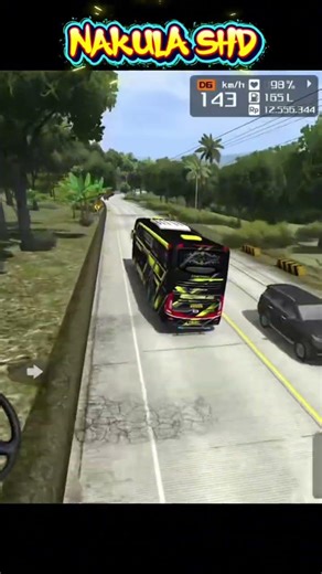 Skill Dewa! Bawa Nakula SHD Lolos dari Tikungan Sitinjau Lauik #bussimulatorindonesia