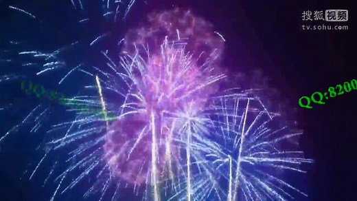 2015高清视频素材 新年节日礼花烟花（2421）1080P