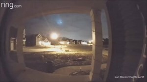 5.9K views · 94 reactions | A brilliant blue meteor was caught on camera as it streaked over West Michigan last week. Storm Team 8 Meteorologist Ellen Bacca explains what makes it a "fireball" meteor: https://www.woodtv.com/1701887204 | WOOD TV8 | Facebook