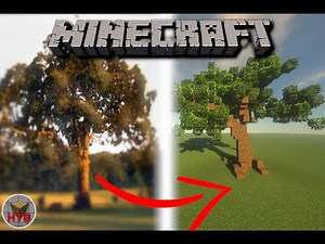 How To Build CUSTOM OAK TREES in Minecraft | Tutorial