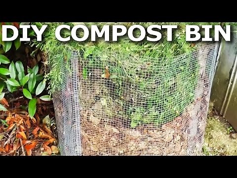 DIY Compost Bin from Hardware Cloth & Branches w/Jennifer D. - BroBryceGardens