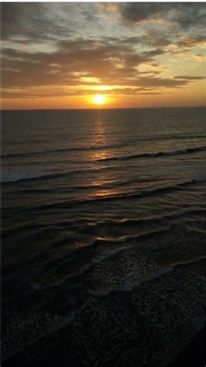 Orange Sunset Ocean Waves | “We Belong Together” Vibes #Kenny #Rogers