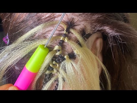 Crochet hair on braids tutorial✨How to do the different crochet hair techniques using a lachhook