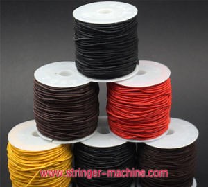 [Hot Item] 100% Polyester Elastic Weaving Thread Natural Latex Rubber Thread