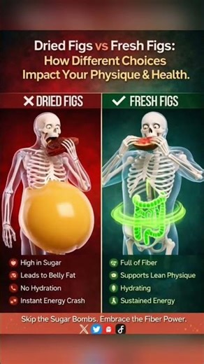 Dried Figs VS Fresh Figs | What Happens Inside Your Body #facts #health #food #weightloss