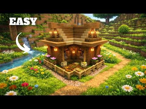 🌲Minecraft 2 Player Starter Spruce Base Tutorial 🌲