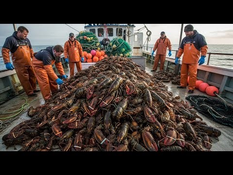 How Harvesting 8 Tons of Lobster Generates $1.4 Million | Fishing Documentary