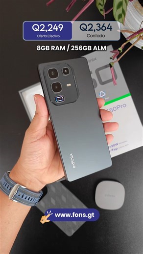 1.6K reactions · 64 shares |  Infinix Note 50 Pro – Diseñado para...