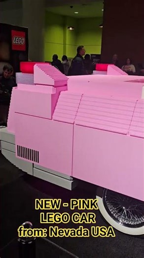 NEW LEGO CAR - PINK color from: Nevada Usa
