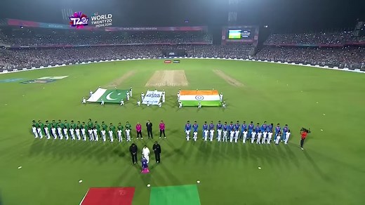 1.8M views · 11 reactions | Enjoy Amitabh Bachchan's rendition of India's National Anthem - a truly amazing atmosphere on a wonderful occasion at Eden Gardens in Kolkata #WT20 | ICC - International Cricket Council | Facebook