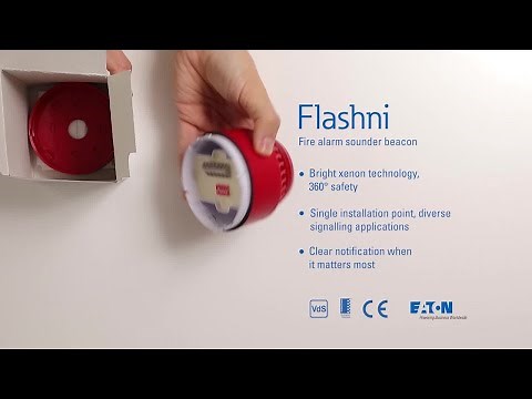 Unboxing the Flashni fire alarm sounder beacon