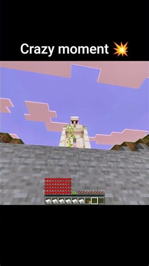 crazy moment 💥 #minecraft #mincraftshorts #memes
