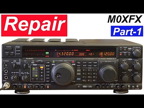 Yaesu FT-1000MP Mark V No RX-TX Troubleshoot & Repair Part-1