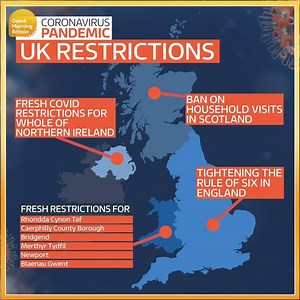 37K views · 115 reactions | Here are the latest coronavirus restrictions that have been put in place in different parts of the UK. Watch GMB on ITV and on the ITV Hub, weekdays from 6am  https://bit.ly/2AUrOCc | Good Morning Britain | Facebook