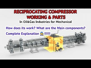 Reciprocating compressor Working & Parts | How does its work? | Complete Details!!!!🧑‍🔧🧑‍🔧
