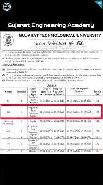 🚨GTU Exam Form New Update 2026 l Diploma Sem-6,8 Regular | BE Sem-1to8 | Term Extension Remedial#gtu