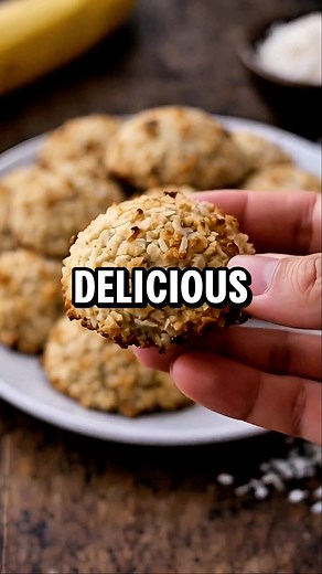Healthy Banana Coconut Cookies Recipe