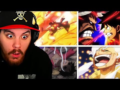 One Piece - Luffy vs Kaido Full Fight Reaction