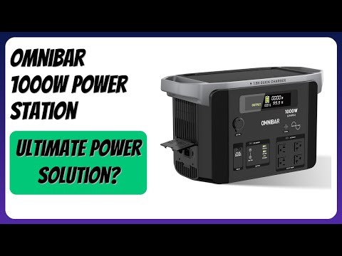 REVIEW (2025): Omnibar 1000W Power Station. Features