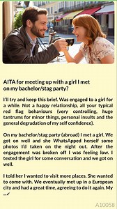 AITA for meeting 👄 up with a 🔥 🌕 girl I met ⛰ on my bachelor/stag party? £ | Chef Deo Adeola Adeyeye