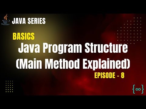 Java Program Structure | Main Method Explained | Java Tutorials - Episode 8 | PrepLoop