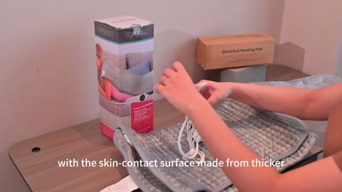 Large Heating Pad for Back Pain Relief & Period Cramps, 16x30 XL Heating Pad for Neck Shoulder Abdomen, Fast Heating with 10 Temp Settings & 3 Timer, Dry/Moist Heat Therapy,Gifts for Women Men