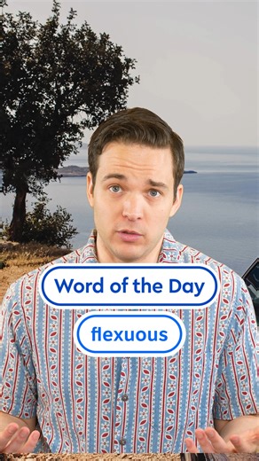 We took the scenic route, but the road was so flexuous we had to stop twice due to motion sickness. 🚗 Flexuous is our #WordOfTheDay, meaning full of bends or curves. Know any other elegant words that describe shape or movement | Dictionary.com