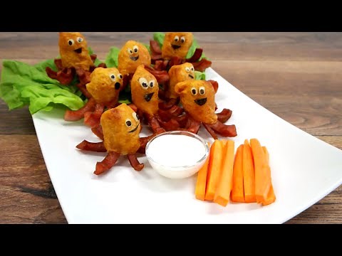 Hot dog octopuses - fun food that kids love