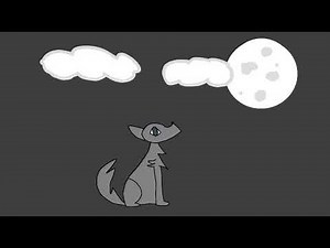 Wolf Howling Animation