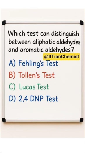 🔥 Functional Group Test for Aldehydes? class 12 #neet2025
