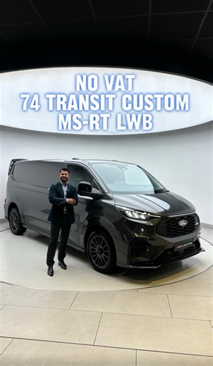 5.7K views · 39 reactions | No VAT - Transit Custom MS-RT LWB  2024...