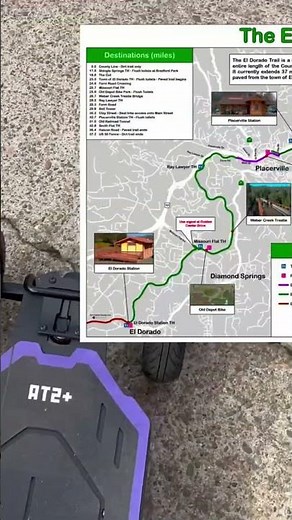 E-skateboarding the El Dorado Trail #wowgo #esk8 #ElDoTrail￼