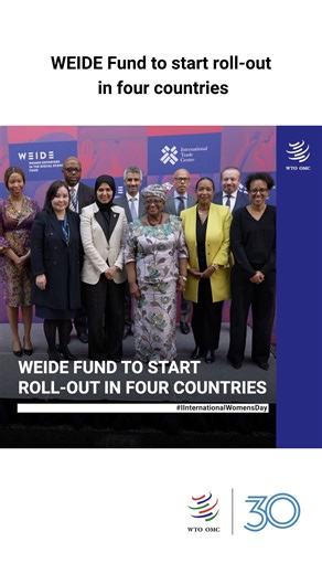 WTO OMC on Instagram: "The WEIDE Fund will be rolling out its programs in the Dominican Republic, Jordan, Mongolia & Nigeria! Hear from the representatives and key donors on how this initiative will empower women entrepreneurs through digital trade."