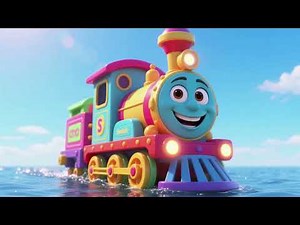 Learn to Count with Max the Glow Train | The Amazing Water Adventure for Kids