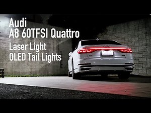 【4k】アウディ A8 60TFSI クワトロ レーザーライト＆OLEDテールランプ