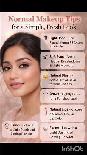 Normal Makeup Tips for a Simple & Fresh Look#normal makeup#beauty #kvdbeauty