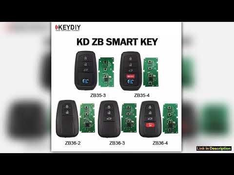 KEYDIY KD ZB3534 ZB36234 Smart Key ZB Series Multiple Remotes for KDX2 KDMAX Programmer