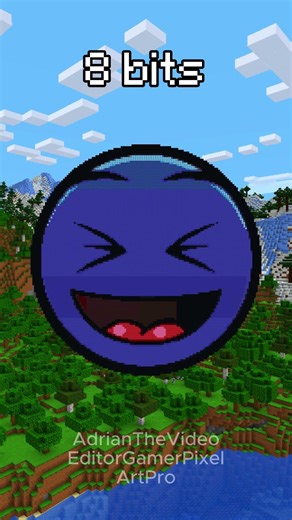 Minecraft Effortless 64 bits 32 bits 16 bits 8 bits 4 bits 2 bits 1 bit