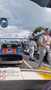 Tomorrowland Speedway Ride POV Full Experience [4K60] Disney Magic Kingdom #disney #shorts