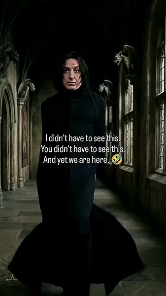 I Didn't Need to See Snape Dance... But Here We Are 🤣#severussnape #danceedit