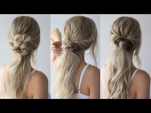 HOW TO: EASY PONYTAIL HAIRSTYLES 💫Long Hairstyles