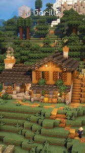 878K views · 16K reactions | Minecraft Spruce Lodge #minecraft #minecraftbuilding #minecrafttutorial | Gorillo | Facebook
